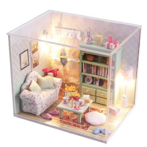 2Kids Toys miniatura domečku Rodinná síň ~ 4