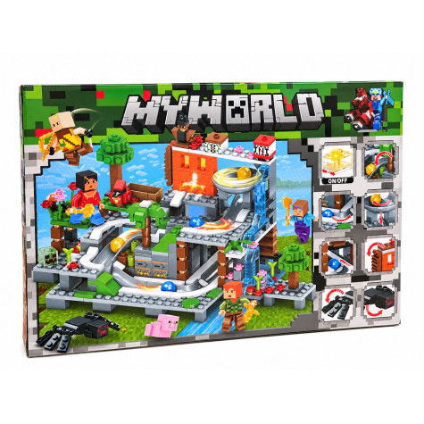 My World LB1101 Kostičkový svět s kuličkovou dráhou 588 ks ~ 2