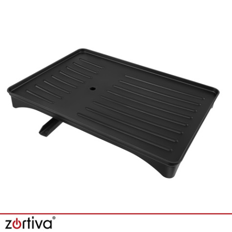 Dvoupatrový odkapávač na nádobí černý Zortiva 28378 ~ 4