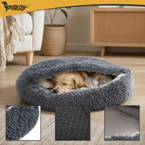 Plyšový pelíšek pro domácí mazlíčky 70x60cm Purlov 28004 ~ 4