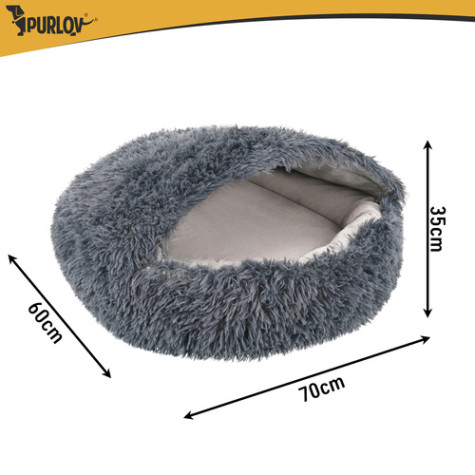 Plyšový pelíšek pro domácí mazlíčky 70x60cm Purlov 28004 ~ 8