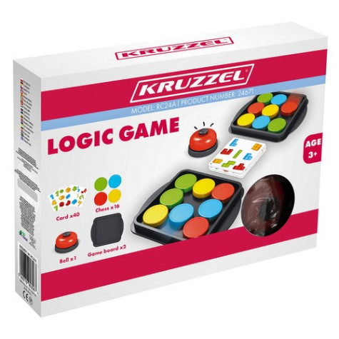 Logická hra s barvami Kruzzel 24671 ~ 5