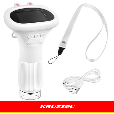 Vzdělávací mikroskop pro děti bílý Kruzzel 28317 ~ 3