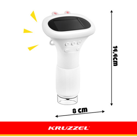 Vzdělávací mikroskop pro děti bílý Kruzzel 28317 ~ 9