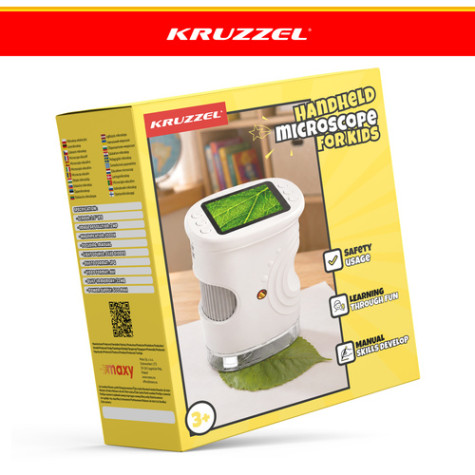 Kapesní vzdělávací mikroskop pro děti Kruzzel 28318 ~ 10
