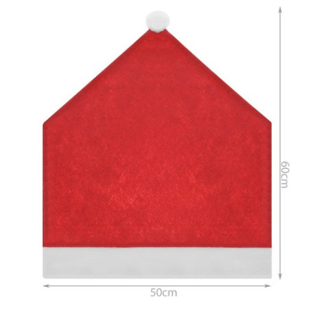 Sada potahů na židle 6 ks a ubrus Santa Claus ISO 11418 ~ 8