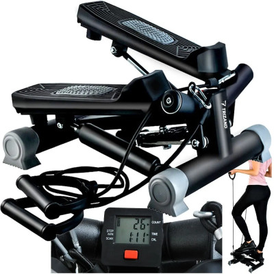 Mini twist stepper s táhly černý Trizand 22776