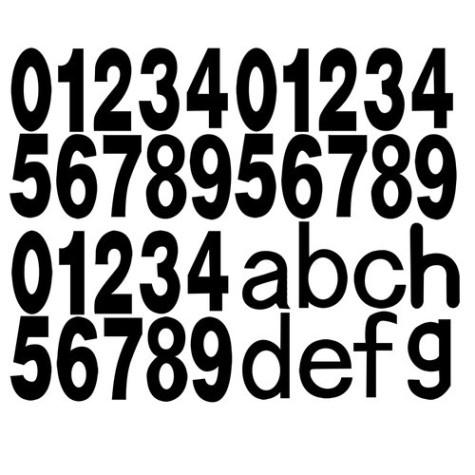 Solární číselné označení domu Izoxis 24357 ~ 9