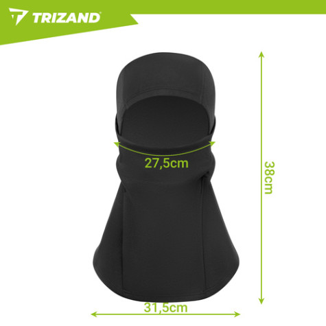 Sportovní kukla černá Trizand 28187 ~ 8