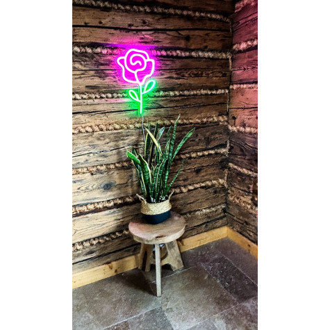2Kids Toys LED NEON LIGHT lampička Růže ~ 3