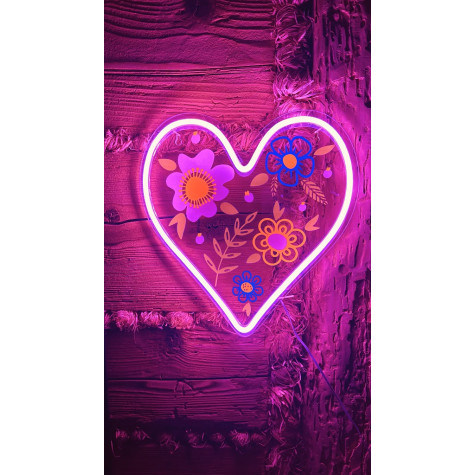 2Kids Toys LED NEON LIGHT lampička Srdce ~ 2