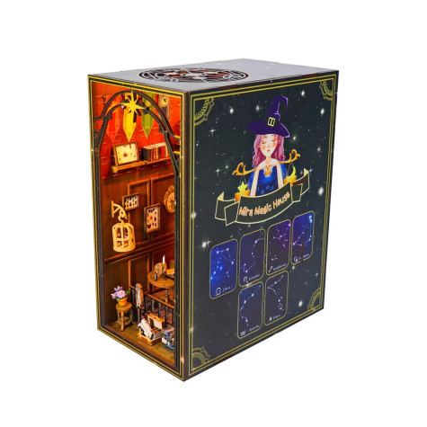 2Kids Toys 3D skládačka Zarážka na knihy miniatura domečku Domek kouzelnice Miry ~ 7