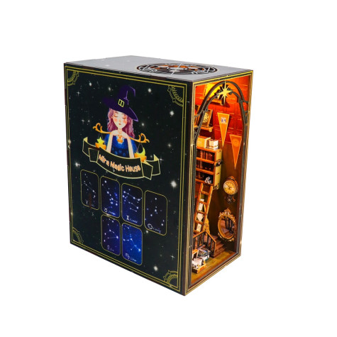 2Kids Toys 3D skládačka Zarážka na knihy miniatura domečku Domek kouzelnice Miry ~ 9