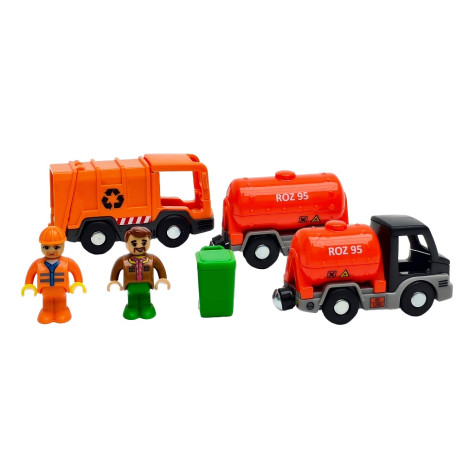 2Kids Toys Sada popelářských vozidel s figurkami ~ 1