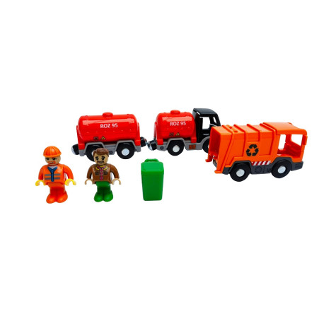 2Kids Toys Sada popelářských vozidel s figurkami ~ 6