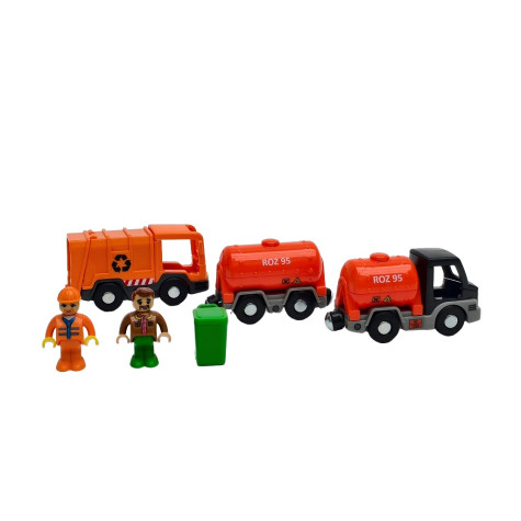 2Kids Toys Sada popelářských vozidel s figurkami ~ 7
