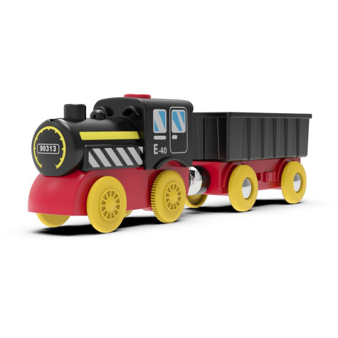 2Kids Toys Parní vlak na baterie s vagónem ~ 4