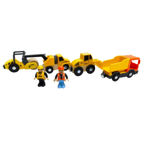 2Kids Toys Sada stavebních strojů s figurkami ~ 1