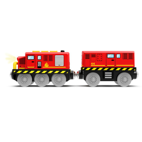 2Kids Toys Elektrický posunovací vlak červený ~ 4