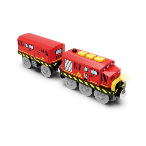 2Kids Toys Elektrický posunovací vlak červený ~ 5