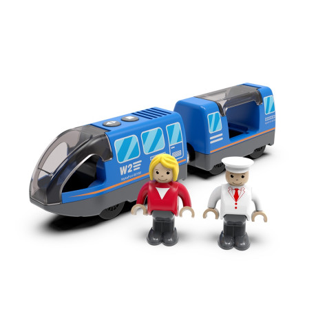 2Kids Toys Elektrický městský vlak modrý ~ 6