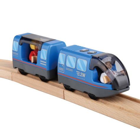 2Kids Toys Elektrický městský vlak modrý ~ 7