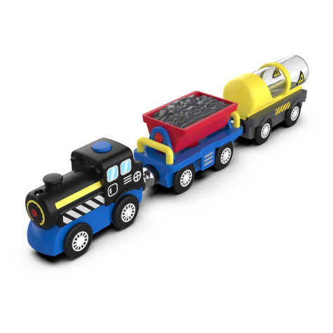 2Kids Toys Parní vlak nákladní na baterie ~ 3