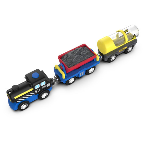 2Kids Toys Parní vlak nákladní na baterie ~ 5