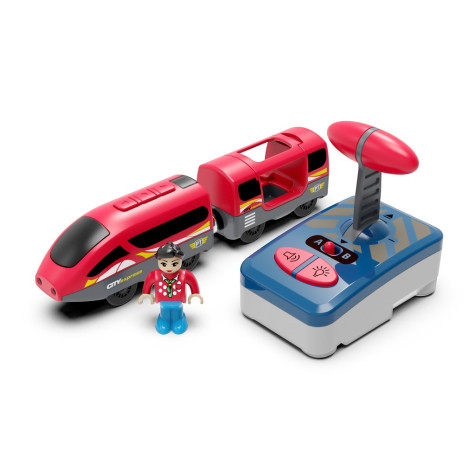 2Kids Toys Elektrická vlaková souprava s ovladačem a figurkou ~ 4