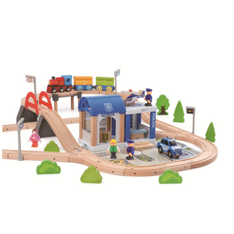 2Kids Toys Vláčkodráha Město a Vesnice 200 dílů ~ 11