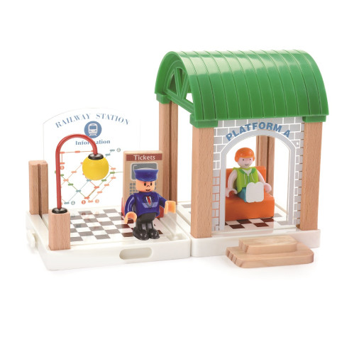 2Kids Toys Vláčkodráha Vesnice 110 dílů ~ 3