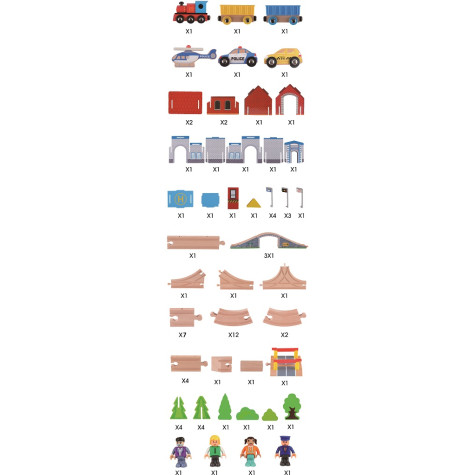 2Kids Toys Vláčkodráha 80 dílů ~ 6