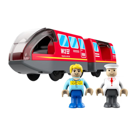 2Kids Toys Elektrický městský vlak červený ~ 1