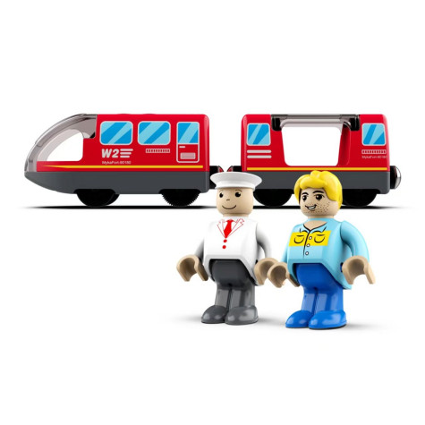 2Kids Toys Elektrický městský vlak červený ~ 2