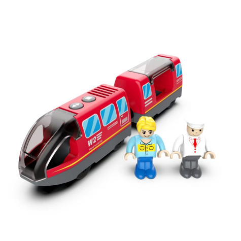 2Kids Toys Elektrický městský vlak červený ~ 3