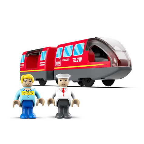 2Kids Toys Elektrický městský vlak červený ~ 5