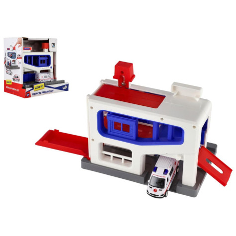 Teddies Parkovací garáž + auto ambulance ~ 1
