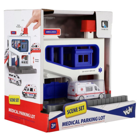 Teddies Parkovací garáž + auto ambulance ~ 2