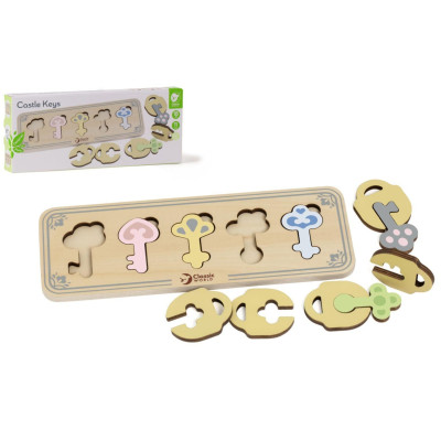 Teddies Vkládačka klíče 11ks 18m+