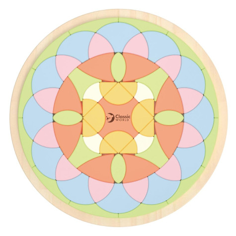 Teddies Vkládačka mandala 71 ks ~ 3
