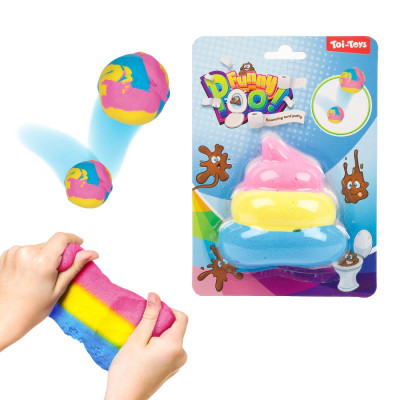 Teddies Sliz hopíkový skákací barevné hovínko