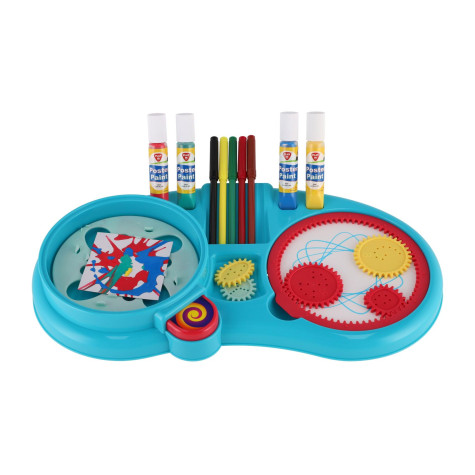 Teddies Kreslící kreativní sada modrá 33 ks ~ 4