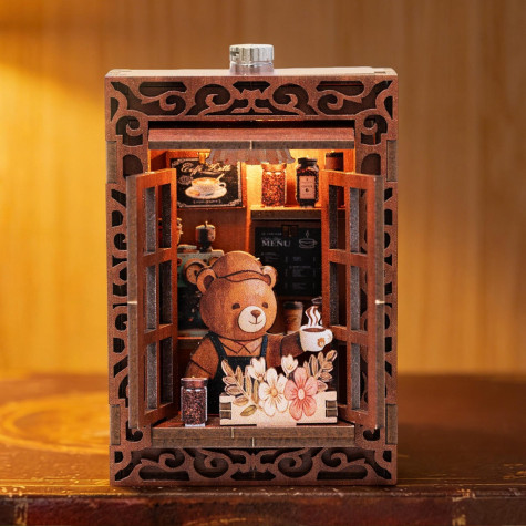 2Kids Toys 3D dřevěná skládačka Magnet Medvídkova kavárna ~ 2