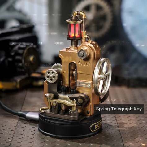 RoboTime 3D mechanická skládačka Morseův telegraf ~ 2