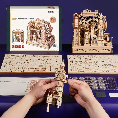 RoboTime 3D mechanická skládačka kuličkové dráhy Londýn ~ 6