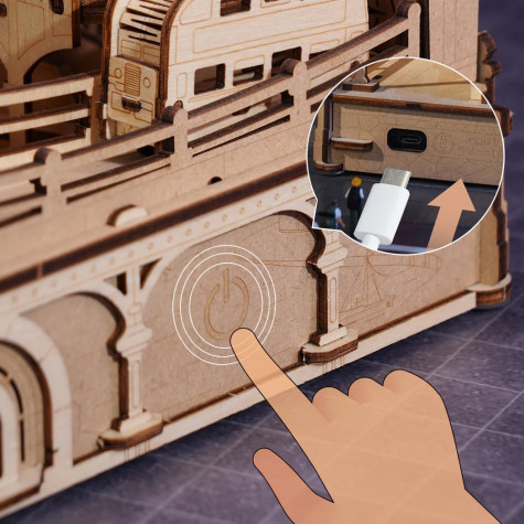 RoboTime 3D mechanická skládačka kuličkové dráhy Londýn ~ 7