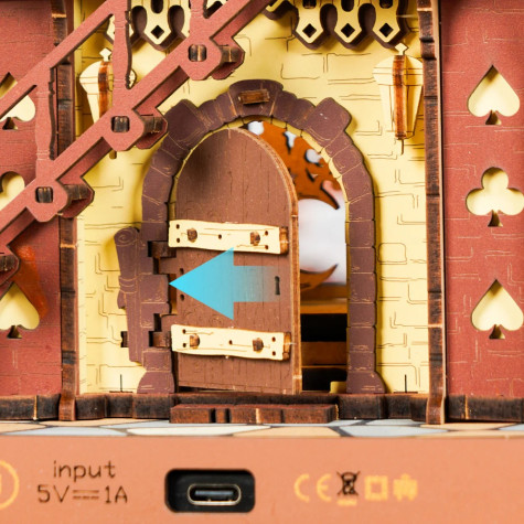 RoboTime 3D dřevěná mechanická skládačka Kukačkové hodiny ~ 5