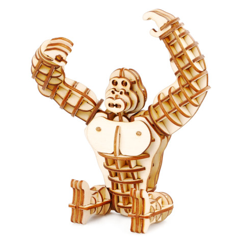 RoboTime Dřevěné 3D puzzle Gorila ~ 1