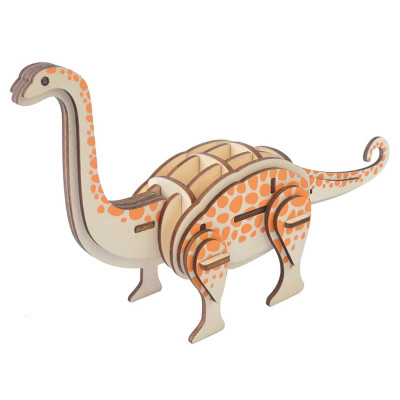 Woodcraft Dřevěné 3D puzzle Brontosaurus