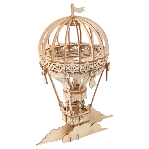 RoboTime 3D dřevěná skládačka Horkovzdušný balón ~ 1